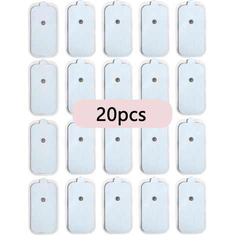 10/20 électrodes pour appareil de thérapie TENS, coussinets auto-adhésifs, stimulateur musculaire, masseur, soins de santé05287