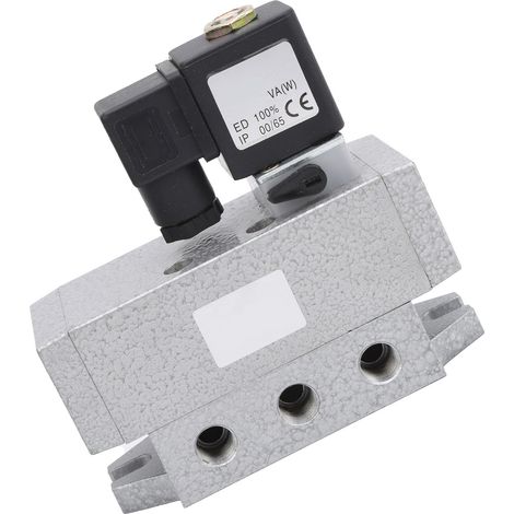 2-Positionen-5-Wege-Magnetventil, elektrisch gesteuert, pneumatische Geräte, G1/8 Zoll, K25DH-6DC, 24 V (1/5)