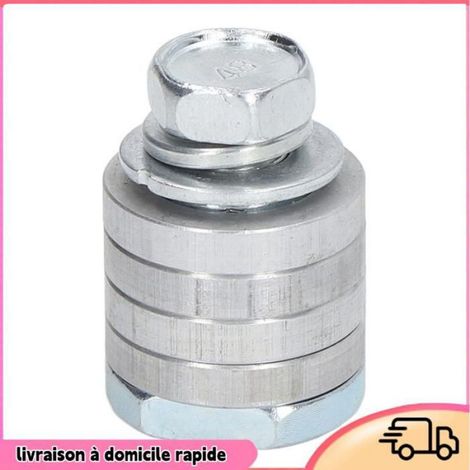 1 Kit adaptateur meuleuse angle, Alliage aluminium, Tête conversion rainureuse, Pour mur brique carrelage (1/5)