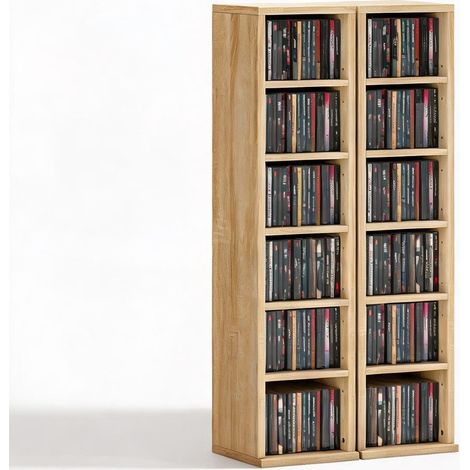 Meuble de rangement de bureau roble 22,5 x 21 x 88,5 cm (1/5)
