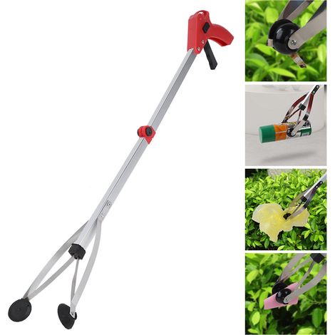 Nannigr Ramasse-déchets - 80 cm - pour Adultes - Multi-Usage - Prise en Main Facile et légère - Pince à litière-pour déchets,nettoyer les routes du jardin (1/5)