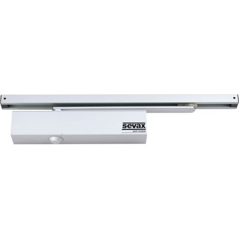 Ferme-porte en applique ESV7165 F2/4 bras réglable glissière - argent - SEVAX