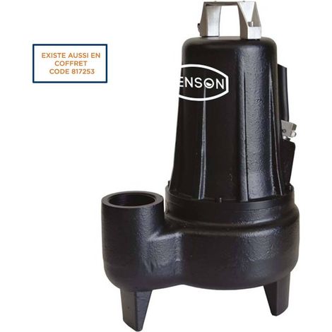 POMPE DE RELEVAGE TRI FONTE ROUE VORTEX 2,2KW DN50 RENSON
