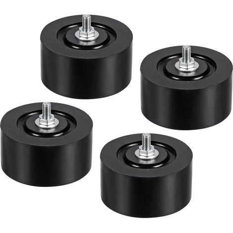 3,35 Zoll Durchmesser x 1,65 Zoll Höhe Gummi-Montagehalterungen, 4 Stück Miniatur-Antivibrationshalterungen für Außenklimaanlagen (1/5)