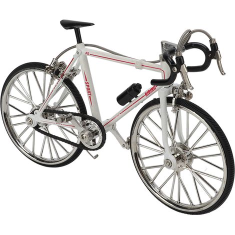 Ornement en forme de vélo, 11,5 x 19,5 cm, modèle 3D détachable, décoration réaliste, convient à tous les âges, cadeau d'anniversaire, décoration intérieure. (1/5)