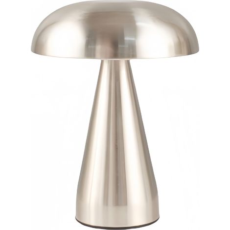 Lampe Champignon, Veilleuse Tactile Rechargeable avec Fonction Lampe de Bureau, Variateur Tactile pour Chambre, Argentee (1/5)