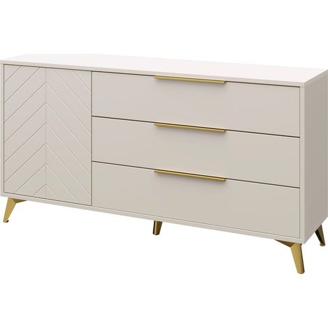 Cómoda Comfivo Citrus , Con cajones y puertas, Número de cajones: 0, 80x154x40cm