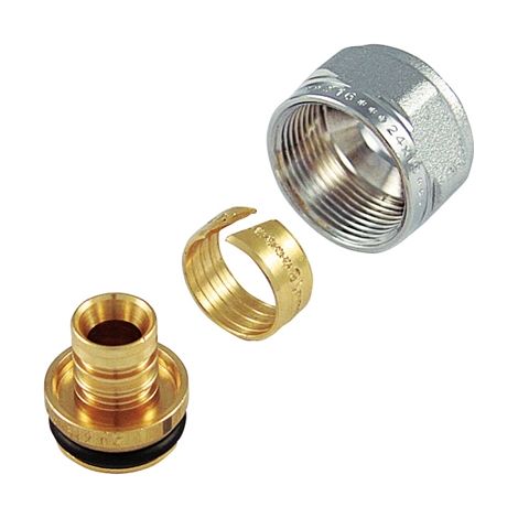 ADATTATORE CROMO PER TUBO MULTISTRATO- 20x2- TIEMM- pezzi 1