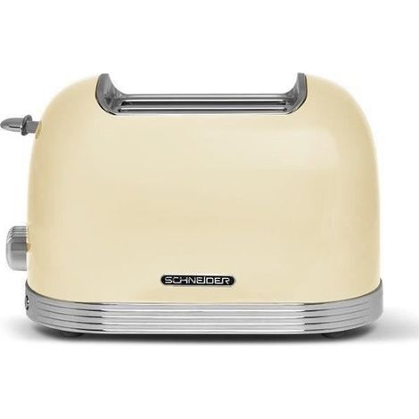 Grille-pain rétro crème SCTO2 de Schneider Feeling