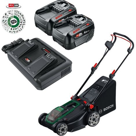 Bosch Rotak 18V2-43 Twin 18v 36v Cordless Lawnmower Mower 43cm 2 x 4.0ah Battery
