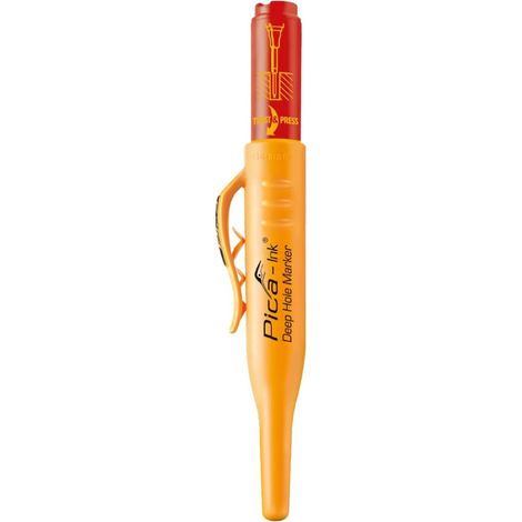 Pica INK Deep Hole Marking Pen Trade Red Permanent Marker 2mm Thin Nib 150-40