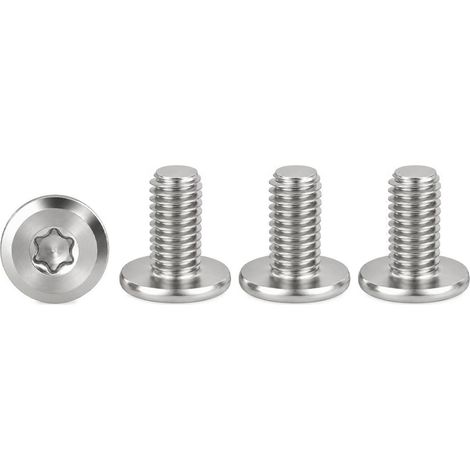 Vis Inox M4x10mm, 20 Pièces Vis Torx à Tête Plate MéCaniques (1/5)