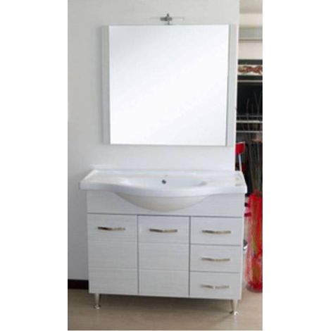 MOBILE BAGNO ANTONELLA 2 ANTE + 3 CASS 105 B.CO PORTUNA