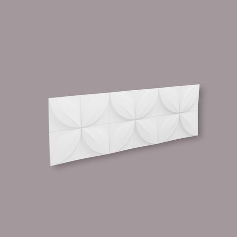 3d wall panel NMC FLOWER ARSTYL Noel Marquet Wall panel Deco element contemporary design white 0,43 m2