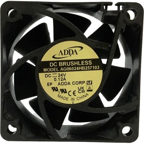 ADDA AG06024HB257103 Axiallüfter 24 V/DC (L x B x H) 60 x 60 x 25 mm