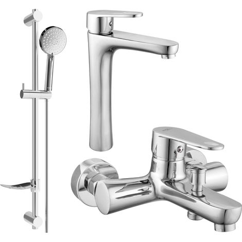 Mexen Kama DF75 set da bagno, cromo - 72513DF75-00 (1/4)
