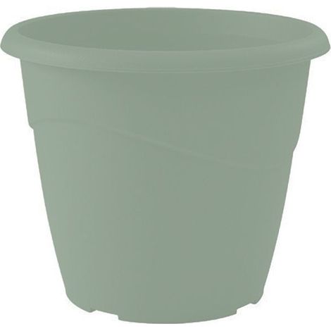 Pot de fleur Marina Ø30x25,5cm non perçé - 10L - Vert laurier - EDA