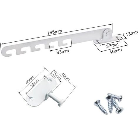 Verrou de fenêtre à battant – Sécurise l'ouverture pour enfants – Installation facile sur PVC. bois. aluminium – Finition blanche antirouille (1/5)