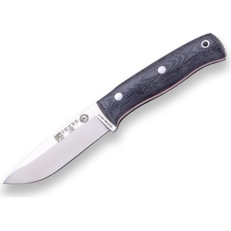 Cuchillo de supervivencia Joker Bushcraft negro 22 centímetros (1/5)