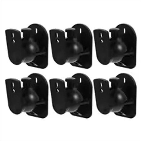 6 Sets Audio Support Surround Son Mural Rack Enceinte Support Supports pour Soundbar (1/5)
