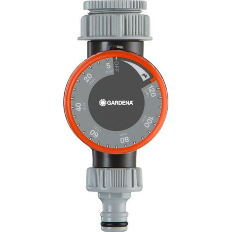 Timer irrigazione meccanico con spegnimento automatico - Permette di programmare da 5 a 120 minuti la durata dell'innaffiatura (1/5)