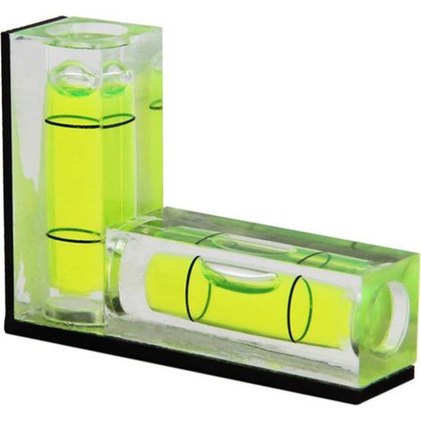 Niveaux à spiritueux verticaux magnétiques horizontaux pour la maison, niveau de poche magnétique, outil de nivellement à bulles, vert (1/4)