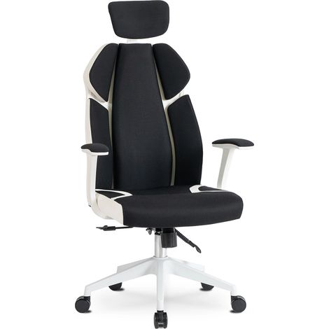 Duncan Drehstuhl fürs Büro, Schwarz/Weiß, Modern (1/4)