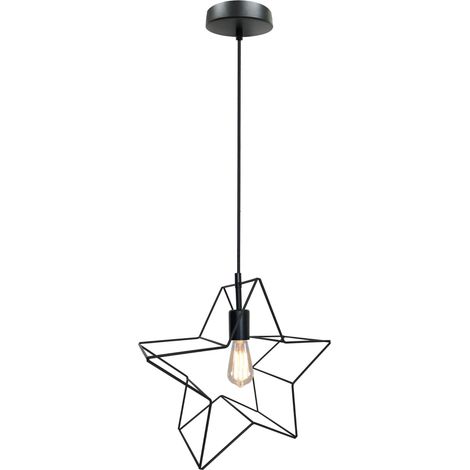 Lampada a sospensione Candellux Gwiazdka nera E27 120cm (1/3)
