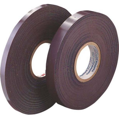 Ruban magnétique, Base adhésive, 19mm x 0.84mm x 30m ( Prix pour 1 ) (1/2)