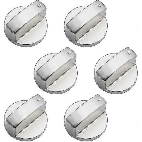 Bouton de commande universel pour cuisinière à gaz - Lot de 6 boutons métalliques de 6 mm (1/4)