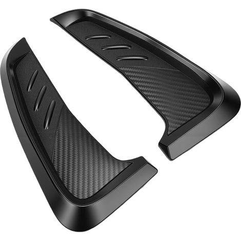 Car Side Vent Trim, Universal Self-Adhesive Exterior Side Panel Decoration Sticker for Vehicles, Rubber Material, Set of (1/5)