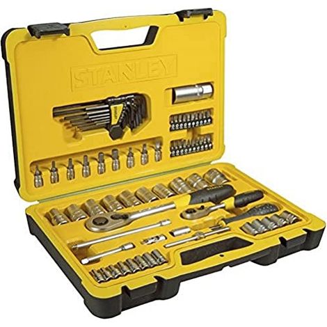 Set di chiavi Stanley da 75 pezzi da 1/4"-1/2" ............. (1/3)