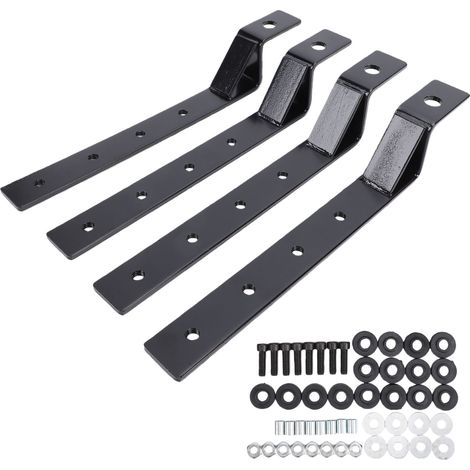 Staffa di montaggio universale, robusta e regolabile per borse laterali da moto, ricambio per il modello Suzuki Cruiser. (1/5)