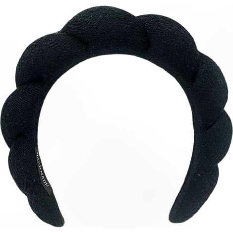 Schwamm-Stirnband zur Gesichtsreinigung, rutschfestes Spa-Stirnband aus weichem Frottee, schweißhemmendes Yoga-Stirnband, hübsche Frisur für die Hautpflege (1/5)