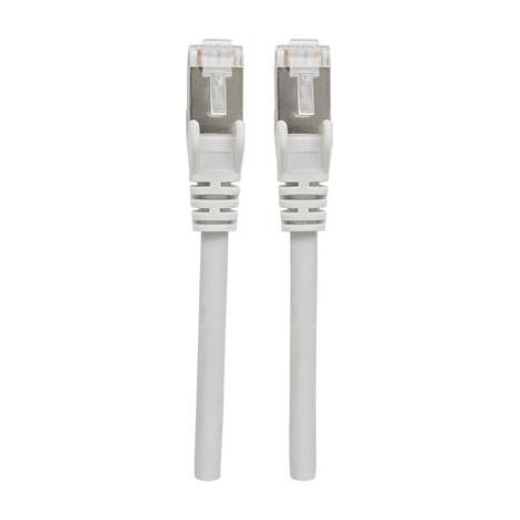 Intellinet 740869 RJ45 Câble réseau, câble patch CAT 6a S/FTP 3.00 m gris feuille de blindage, blind (1/3)