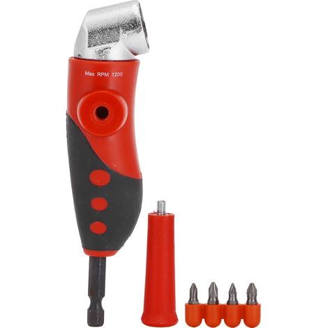 1/4"-Sechskantschraubendreher, 105°-Winkelschraubendreher, Bohrer-Set, Elektrowerkzeug (1/5)