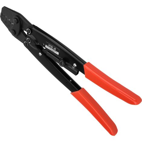 HS-8 Crimpzange, manuelles Crimpwerkzeug für Aderendhülsen mit einem Durchmesser von 1,25–8 mm (17–8 AWG) (1/5)