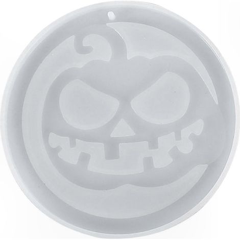 Silikonform für hängende Ornamente aus Epoxidharz, antihaftbeschichtet, leicht zu lösen, DIY-Halloween-Partydekoration (1/5)