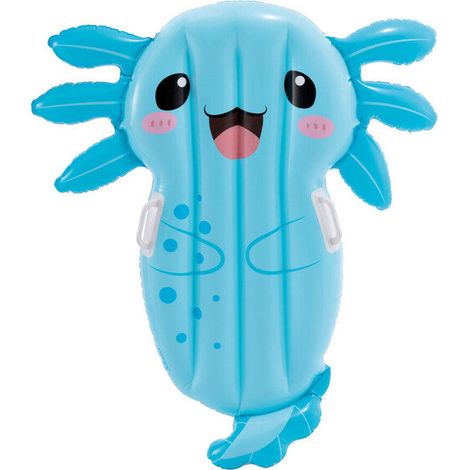 Gonfiabile Materassino Axolotl 117cm x 107cm Blu Intex