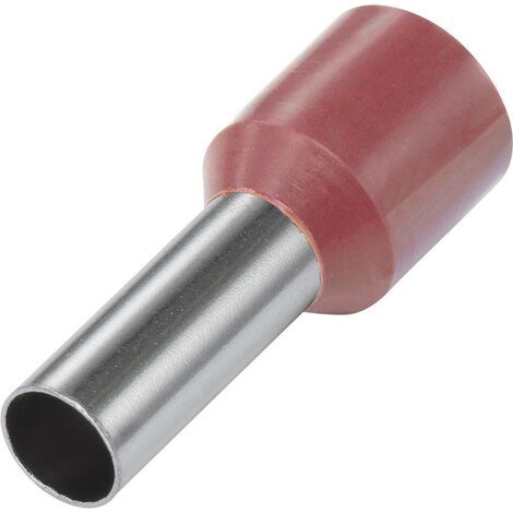 Vogt Verbindungstechnik 460408 Aderendhülse 1.5 mm² Teilisoliert Rot 100 St. (1/4)