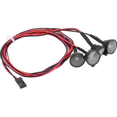 Barre lumineuse LED pour RC Crawler Axial SCX10 et Traxxas TRX-4, accessoire phare (Blanc) (1/5)
