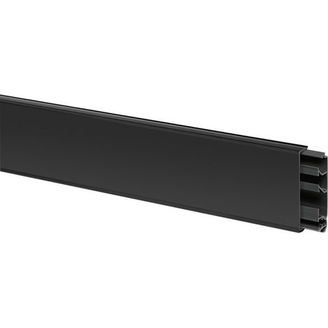 Couvercle pour plinthe SL20080 joint de mur. noir HAGER SL20080219011