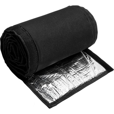 Gaine isolante pour tuyau de climatisation, manchon protecteur 3 couches imperméable, résistant aux hautes températures, avec 4 sangles (1/5)