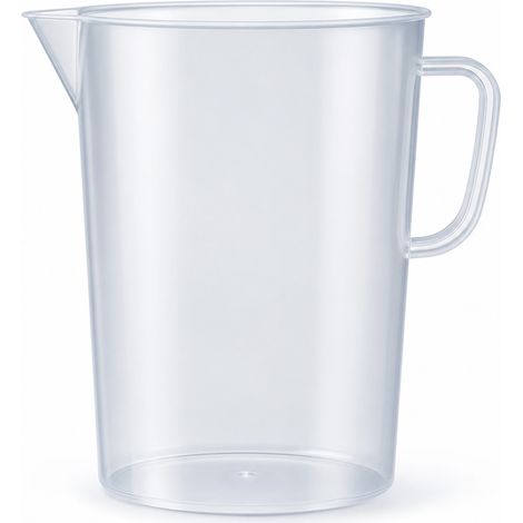Verre doseur 5000 ml en plastique PP alimentaire transparent — grande tasse à mesurer graduée pour pâtisserie (1/5)