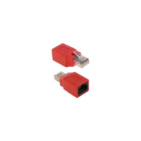 Adaptador RJ45 M-H Crossover