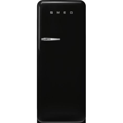 Smeg FAB28RBL6 monoporta Libera installazione 270 L Nero Made in Italy. Posizionamento dell'apparecchio: Libera installazione, Colore del prodotto: Nero, Cerniera porta: Destra. Capacità netta tota...