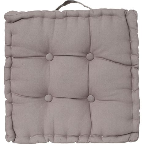 Atmosphera – Coussin de sol 40 x 40 cm – Rembourrage 100% coton – Confort optimal pour intérieur et extérieur – H. 8 cm