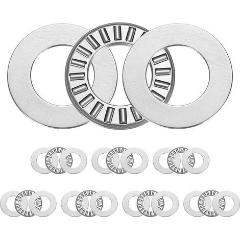 TC1018+2TRA Roulements de butée à aiguilles avec rondelles de roulement, diamètre d'alésage de 16 mm, diamètre extérieur de 28 mm, épaisseur totale de 4 mm pour tondeuse à gazon, camion (1/5)