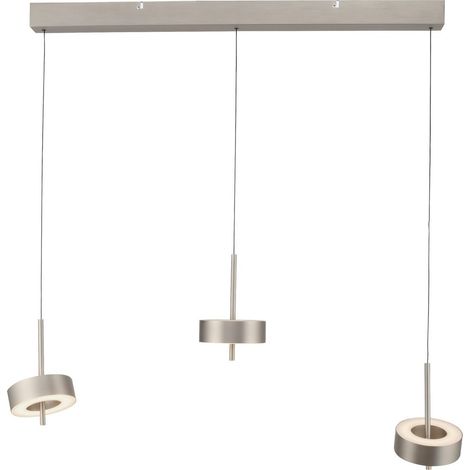 Lampada sospesa LED argento 95cm 3x9W CCT Neuhaus (1/5)