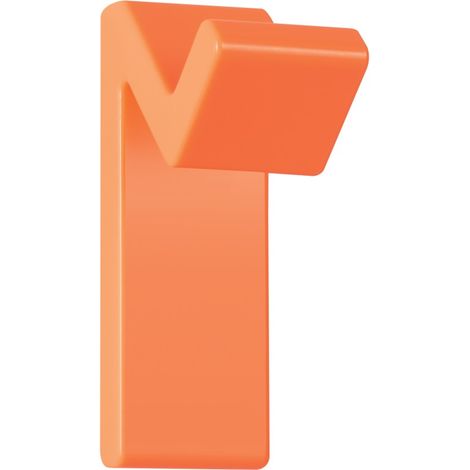 FLASH Gancho de pared para toallas naranja Spirella